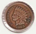 US Rare Old West 1903 Indian Head Penny Coin American Collection Shield Cent X65