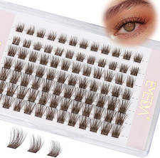Dark Brown Individual Cluster Lashes D Curl Mix 8Mm 10Mm 12Mm DIY Eyelash Extens