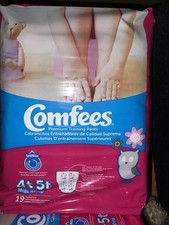 Comfees Toddler Premium Training Pants Size 4T to 5T Over 38 lbs. 19 Ct