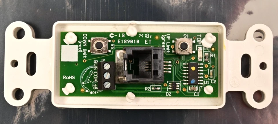 Interruptor de control de pantalla de proyector eléctrico Da-Lite bajo voltaje arriba/abajo/parada Decora Foto 3 de 3