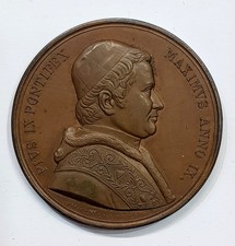 PIO IX 1846-1878 . MEDAGLIA IMMACOLATA CONCEZIONE