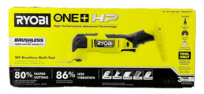 New Ryobi ONE+ HP 18V Brushless Cordless Oscillating Multi-Tool