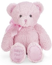 Bearington Pink Teddy Bear 12" Fluffy and Cuddly First Teddy Bear for Baby w...