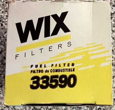 1 EACH WIX IN-LINE FUEL FILTER P/N 33590
