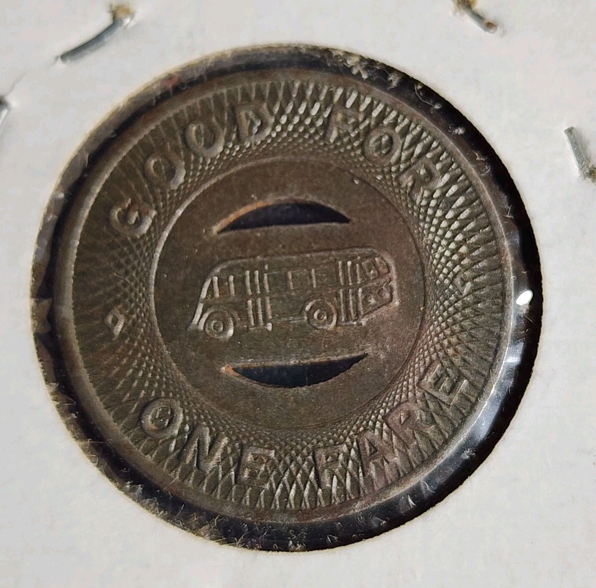 1944 L. Burrelli Transit Serv-East Pittsburgh, Pennsylvania Token. PA325D. B2362 - second product detail image