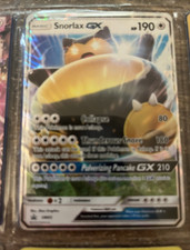 Pokemon TCG Snorlax GX SM05 SM Promo Holo Inglese 190 HP Carta Pokemon