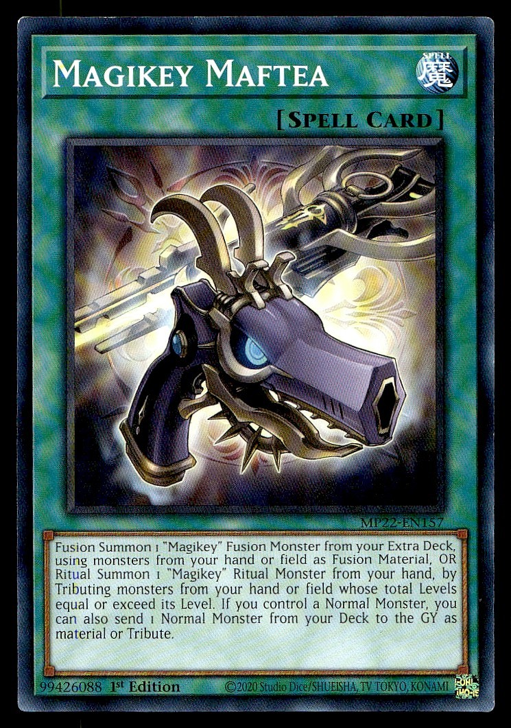 Magikey Maftea - MP22-EN157 - 1st Edition - YuGiOh