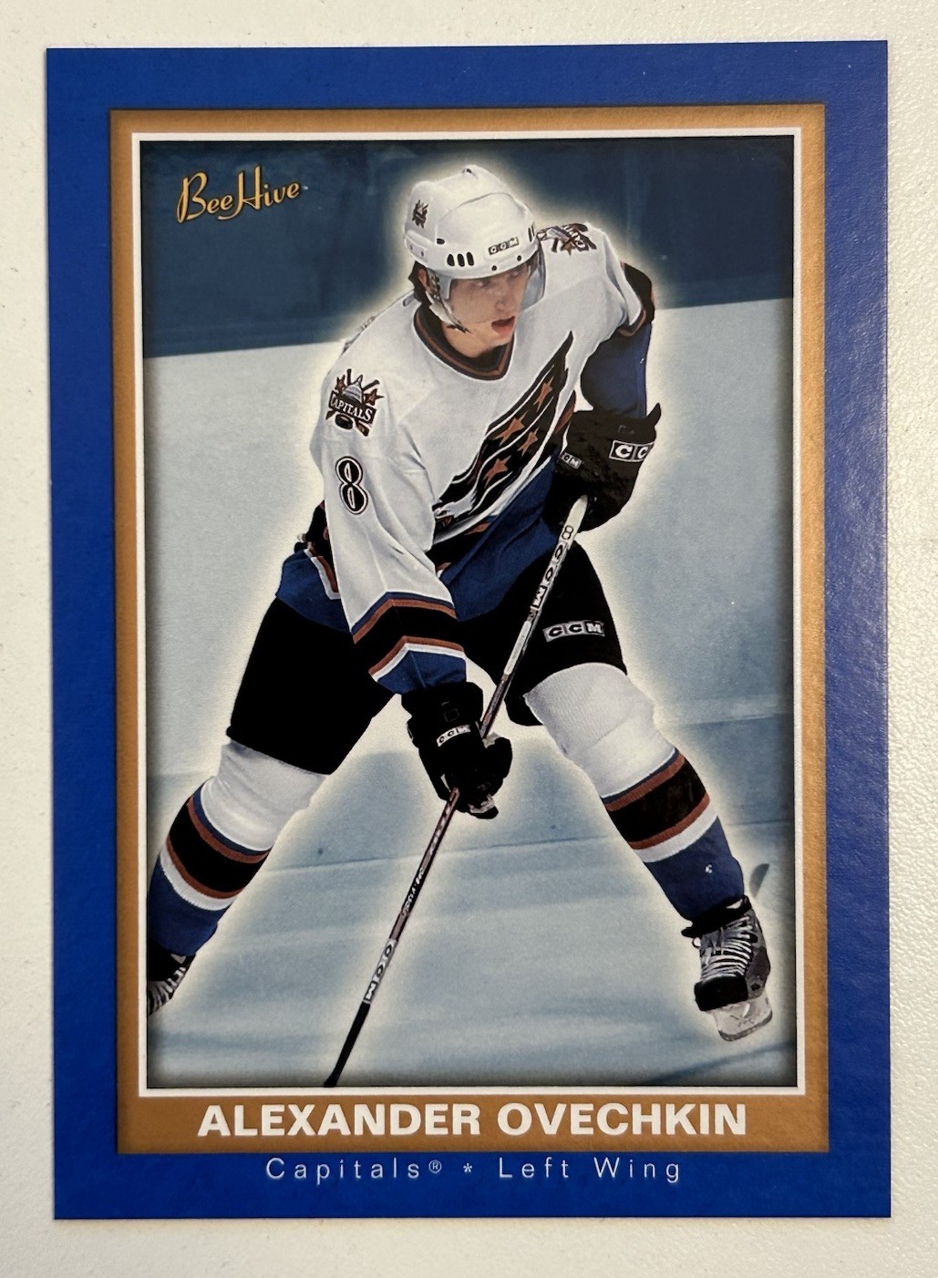 Alexander Ovechkin 2005-06 Upper Deck Beehive Rookie #102 Blue Parallel RC