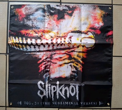 Slipknot Vol.3 The Subliminal Verses Album 2x2ft Banner Flag Poster 