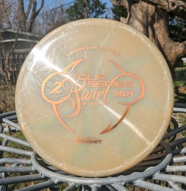 Discraft new rare 2021 Ledgestone Edition Tour Series Z Swirl Buzzz OS 179g