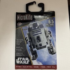 STAR WARS R2-D2 MINI Mylar Kite 6.5" NEW Ready To Fly MicroKite X Kites Disney
