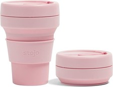 STOJO On-The-Go Collapsible Coffee Cup - 12oz / 355ml - Reusable & Foldable Sil