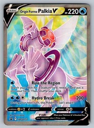Origin Forme Palkia V SWSH253 Sword & Shield Black Star Promo Holo