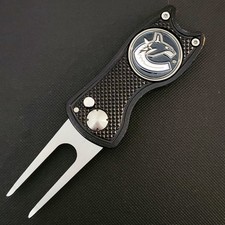 NHL Vancouver Canucks Switchblade Divot Repair Tool 2-Sided Golf Ball Marker