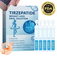 Tirzepatide GLP-1 Liquid, Natural Body Care Drops, GLP-1 Weight Loss Supplement