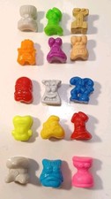 Lot of 15 Gogo s Crazy Bones Mini Figures Mixed Characters Vintage Toys