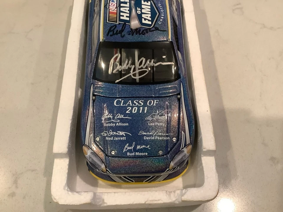 David Pearson / Moore / Jarrett / Allison autografiado 2011 NHOF DIECAST & CARDS Foto 4 de 4