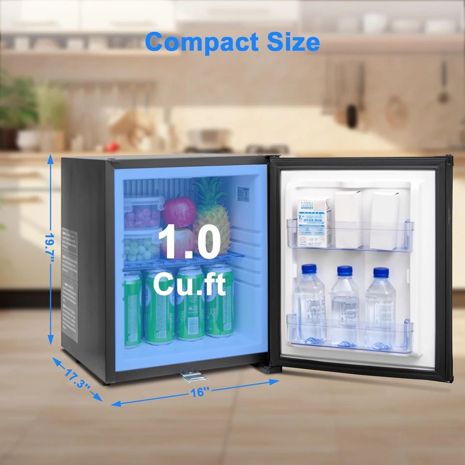 Compact Fridge RV SEMI Truck Refrigerator 110V AC 12V DC Silent Cooler 1.0 cu ft - Image 4 of 4