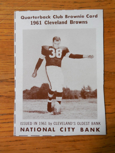Sam Baker [Browns Hand Cut] #5 1961 National City Browns card