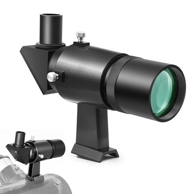 Astromania Finder Scope, 9x50 Right Angle Metal Optical Finderscope for Astro...