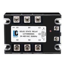 3 Phase Solid State Relay SSR 40DA DCAC Input 332VDC Output 24480VAC