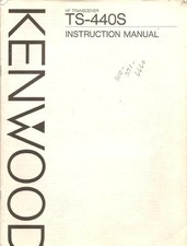 GENUINE ORIGINAL KENWOOD TS-440S HF TRANSCEIVER INSTRUCTION MANUAL