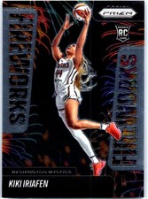 2025 Panini Prizm WNBA #13 Kiki Iriafen Fireworks