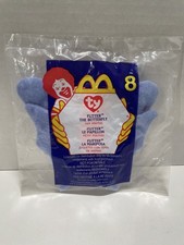 Flitter the Butterfly toy Ty Beanie Babies 8 new 2000 McDonalds Happy Meal 