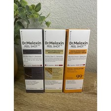 Dr.Melaxin Peel Shot Glow White, Black Rice and Kojic Acid Ampoule Duo