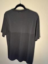 Gymshark Onyx V5 Seamless T-Shirt Black/Grey Size Large