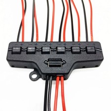 1 in 6 Out Wire Connector Splitter Distribution Block  Wire Connection