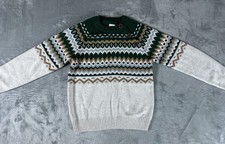 Gymboree Boys Fair Isle Sweater KIDS SIZE 7 Green New Holiday