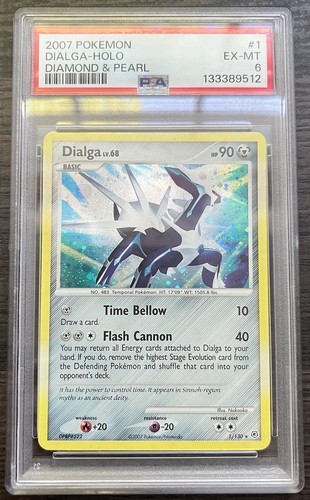 Dialga graded PSA 6 for sale on eBay