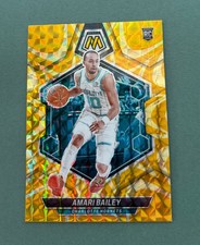 2023-24 Panini Mosaic Amari Bailey Yellow Mosaic Prizm #231 Rookie RC Hornets