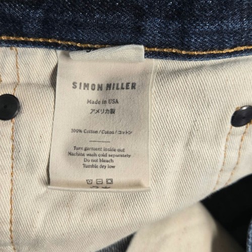 Simon Miller Jeans Mens 32x34 Blue Indio Narrow Selvedge Button Fly Made in USA - Picture 9 of 11