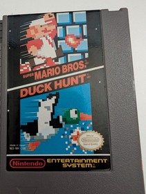 Super Mario Bros. / Duck Hunt Nintendo ( NES ) Game Used Working Condition