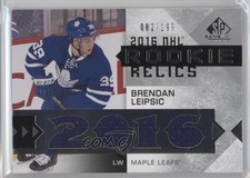 2016-17 SP Game Used Rookie Relics Blends 82/199 Brendan Leipsic #RRB-BL 1os2