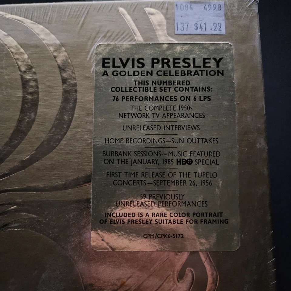 Elvis Presley A Golden Celebration Box Set 6 LP Vinyl Records New Sealed - Image 2 of 4