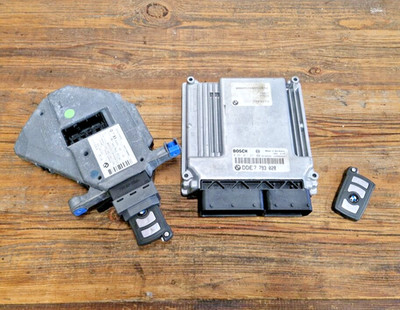 BMW 7 SERIES E65 730D 3.0D M57 ENGINE CONTROL UNIT ECU KIT CAS 2 KEYS 7793028
