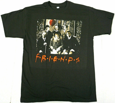 HORROR FRIENDS Scary Movie Halloween T-Shirt Unisex, Horror Movie Fans Tee S-4XL