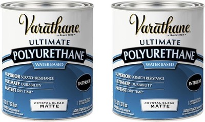 Varathane Water-Based Crystal-Clear Ultimate Polyurethane | Interior Wood Protec
