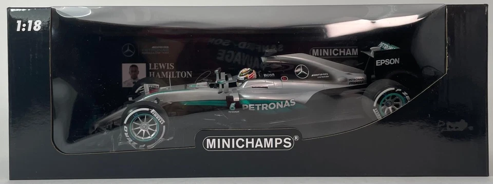 Minichamps Mercedes W07 #44 Lewis Hamilton Australian GP 2016 1/18 110160044 - Immagine 4 di 4