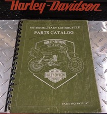 Harley 1998 Military Motorcycle Mt-500 Factory Parts Diagrams Catalog 84771187