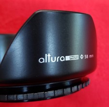 Altura Photo 58mm Tulip Flower Plastic Screw-Mount Camera Lens Hood - Ships Free