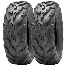 Set Of 2 6Ply 25x8-12 ATV UTV Mud Tires 25x8x12 All Terrain Heavy Duty 25x8 12