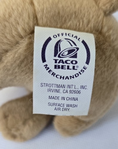 Taco Bell Plush Chihuahuas, Happy New Year 2000 + Red Satin Heart, No Sound - Picture 8 of 14