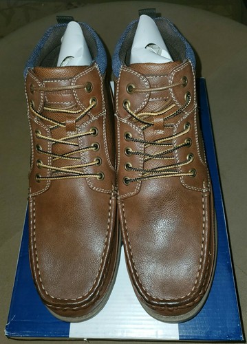 Botas Saddlebred Para Hombre Talla 11.5 M Bronceado Oscuro Jace II Con Cordones Tobillo Todos los Días Informales - Imagen 1 de 8