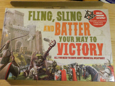 ''Fling, Sling and Batter your Way to Victory'' Book & Tuck Box    Philiip Steele 