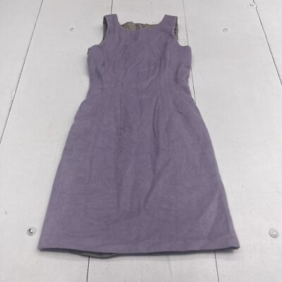 jigsaw purple dress Jigsaw Purple Wool Blend Sleeveless Dress Women’s Size 1
