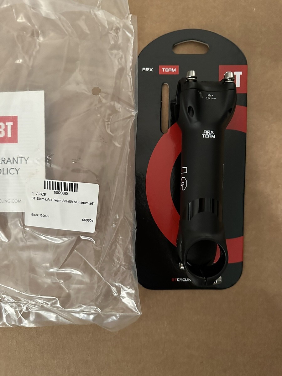 3T ARX TEAM STEALTH ALLOY 120mm ステム 3T ARX II Team Stealth Stem Excel Sports | Shop Online From